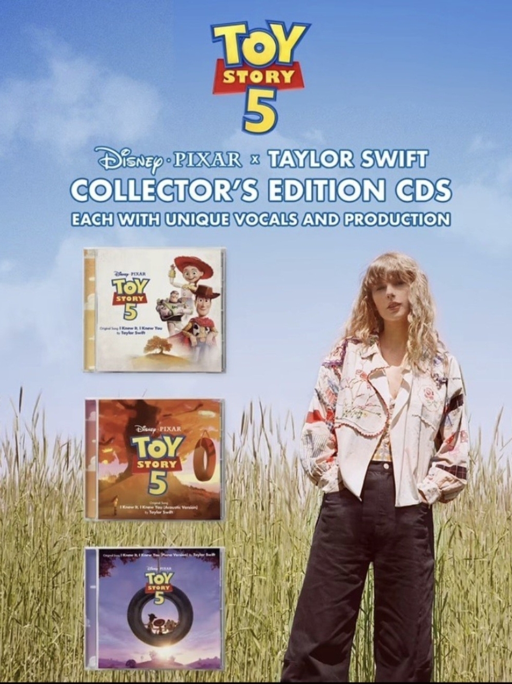 💿 Taylor Swift × Toy Story 5 — Sealed CD Set